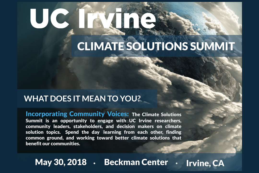 Uci Climate Solutions Summit University Of California Irvine Urban