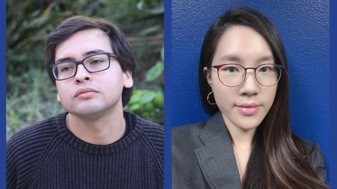 Christopher Contreras, left, and Narae Lee