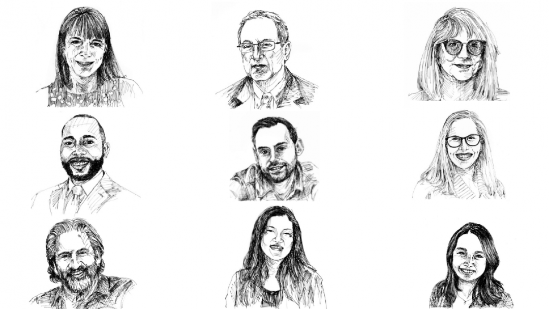 Nine faculty members among hundreds featured in voting art project